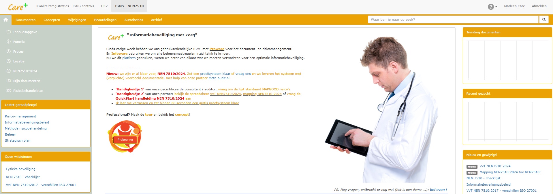 NEN 7510 stappenplan