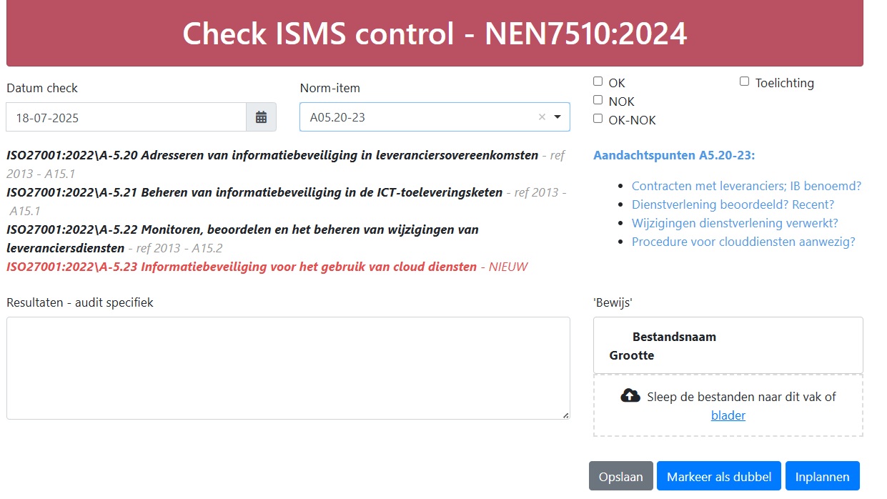 NEN 7510 stappenplan