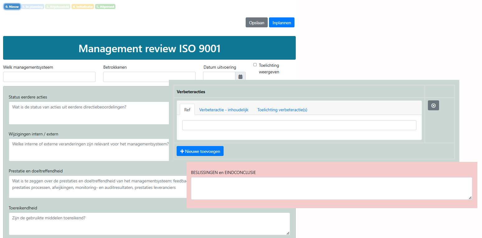 voorbeeld management review